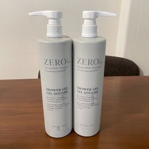 Lot of 2 - Zero% by Gilchrist & Soames Shower gel 15oz Brand New